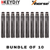 10 X KEYDIY - HY18 - Flip Key Blade - #129 - For Xhorse / Keydiy Universal Remote Flip Keys (BUNDLE OF 10)