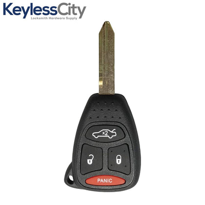 2005-2010 Chrysler Dodge Jeep / 4-Button Remote Head Key / KOBDT04A (AFTERMARKET)