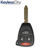 2005-2010 Chrysler Dodge Jeep / 4-Button Remote Head Key / KOBDT04A (AFTERMARKET)