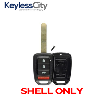 2013-2017 Honda Accord Civic / 4-Button Remote Head Key SHELL / HO01-SVC / MLBHLIK6-1T (AFTERMARKET)