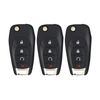 3 X 2019 - 2022 Chevrolet Cruze Trailblazer / 4-Button Flip Key SHELL For LXP-T004 (AFTERMARKET) (Bundle of 3)