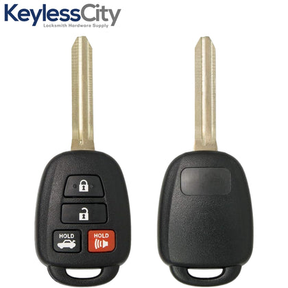 2016-2017 Scion FR-S Toyota 86 / 4-Button Remote Head Key / PN: SU003-05282 / HYQ12BEL / G Chip (AFTERMARKET)