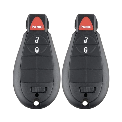 2 X 2013-2024 Dodge RAM / 3-Button Fobik Key / GQ4-53T (AFTERMARKET) (BUNDLE OF 2)