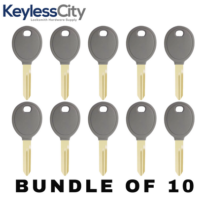 10 X 2004-2019 Chrysler / Dodge / Jeep Transponder Key / Y164 (Chip 46) (AFTERMARKET) (BUNDLE OF 10)