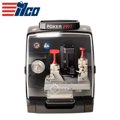 ILCO Poker Pro Automatic Key Cutting Machine for Flat and Cruciform Keys (D851467ZB)