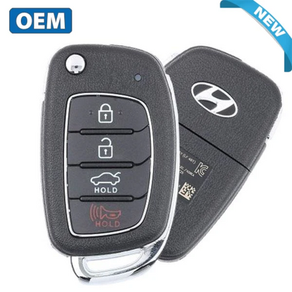 2018-2020 Hyundai Sonata 4 Buttons Remote Flip Key / 433MHz / 95430-C1210 / TQ8-RKE-4F25 (OEM)