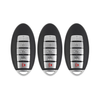 3 X 2009-2019 Nissan / 5-Button Smart Key SHELL / KR5S180144014 (Bundle of 3)