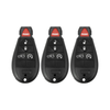 3 X 2008-2019 Chrysler Dodge Jeep VW 5-Button Fobik Key SHELL For IYZ-C01C (AFTERMARKET) (Bundle of 3)