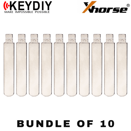 10 X KEYDIY - HO01 - Flip Key Blade - #25 - For Xhorse / Keydiy Universal Remote Flip Keys (BUNDLE OF 10)