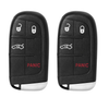 2 X 2015-2023 Dodge Chrysler / 4-Button Smart Key / PN: 68394196AA / M3M-40821302 M3N-40821302 (AFTERMARKET) (BUNDLE OF 2)