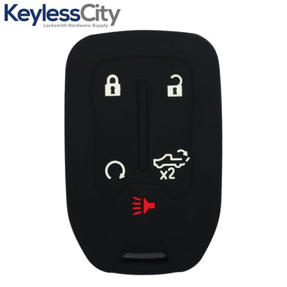 2019-2021 Chevrolet Silverado 5-Button Remote Keyless Entry Key Silicone Cover / HYQ1AA (AFTERMARKET)