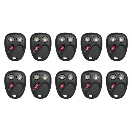 10 X 2002-2009 GM / 3-Button Keyless Entry Remote / PN: 15008008 / MYT3X6898B / (AFTERMARKET) (BUNDLE OF 10)