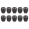 10 X 2002-2009 GM / 3-Button Keyless Entry Remote / PN: 15008008 / MYT3X6898B / (AFTERMARKET) (BUNDLE OF 10)