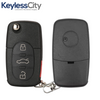 1998-2002 VW / 4-Button Flip Key / HLO1J0959753F / (AFTERMARKET)