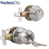 Kwikset Premium Combo Lockset – Knob & Deadbolt – Satin Silver