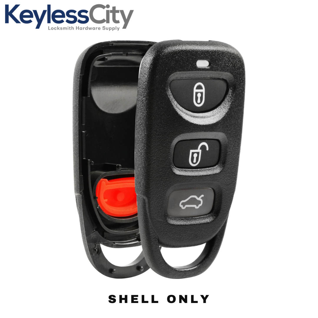 Kia Key Shell 2006-2016 Hyundai Kia / 4-Button Keyless Entry Remote SHELL / OSLOKA-3 ...