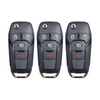 3 X 2013-2016 Ford Fusion Flip Key SHELL For N5F-A08TAA (AFTERMARKET) (Bundle of 3)