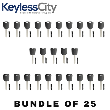 25 X 2002-2012 Acura Honda / HO01 Transponder Key SHELL (AFTERMARKET) (Bundle of 25)