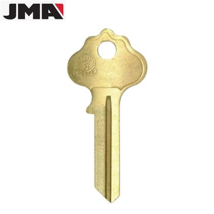IN3 / IN36 Ilco 5-Wafer Cabinet Key - Brass (JMA ILC-4DE)