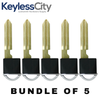 5 X 2006-2020 Nissan Infiniti / Non-Transponder Emergency Key / NI06-P DA34 / H0564-EG010 / (AFTERMARKET) (BUNDLE OF 5)