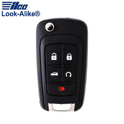 2010 - 2019 GM / 5-Button Flip Key / PN: 13504202 / OHT05918179 (PEPS) (AFTERMARKET)
