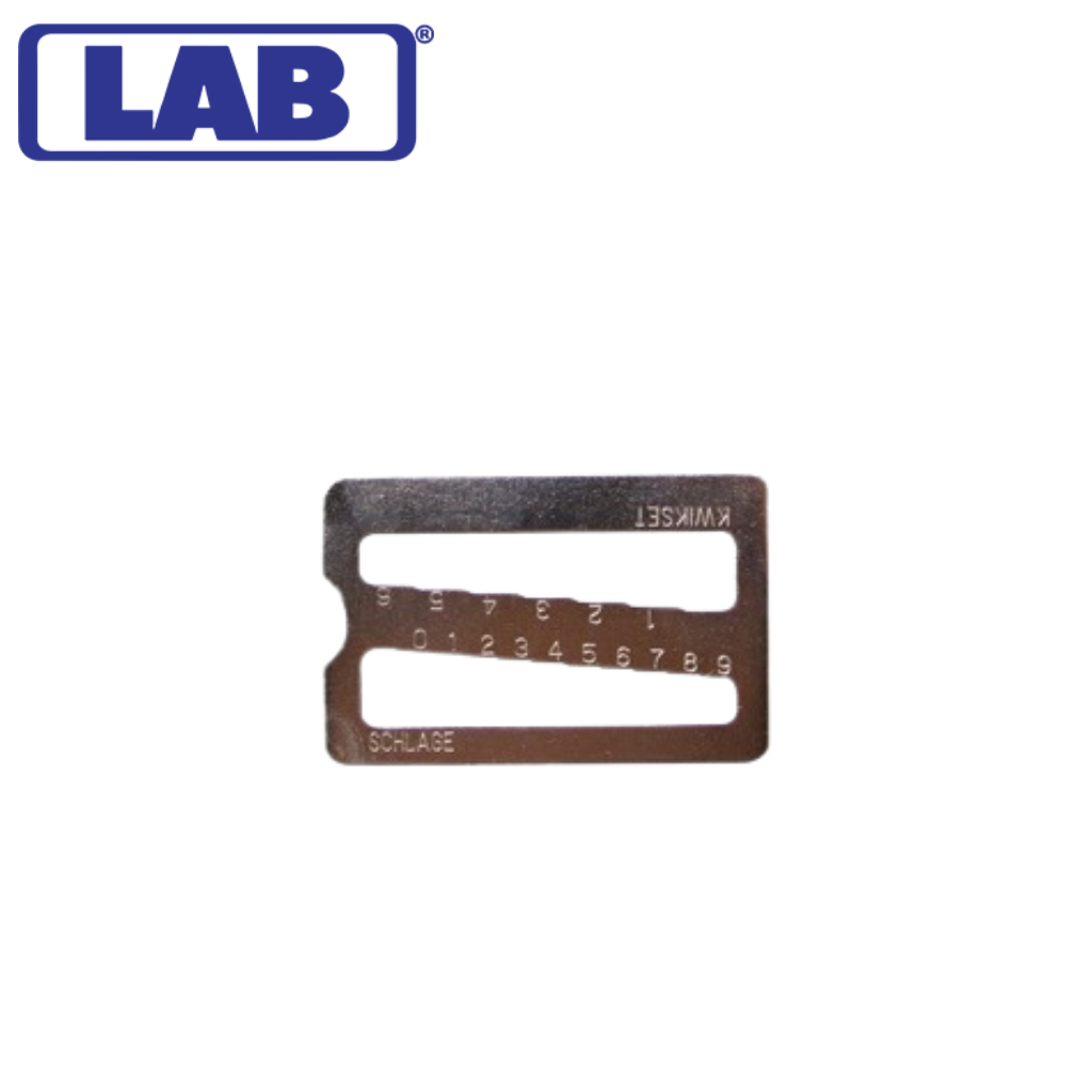 Lab Stick Key LKGKS LAB KEY 2-N-1 GAUGE KWIKSET & SCHLAGE – Keyless City
