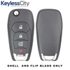 2016 - 2019 Chevrolet Cruze / 4-Button Flip Key SHELL For LXP-T004 (AFTERMARKET)