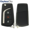 2019-2022 Toyota RAV4 / 3-Button Remote Flip Key / PN: 89070-0R300 / GQ4-73T (H Chip) (Aftermarket)