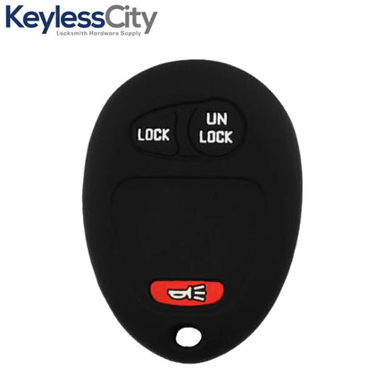 2001-2012 Chevrolet GMC Hummer Isuzu / 3-Button Remote Keyless Entry Key Silicone Cover / L2C0007T (AFTERMARKET)