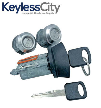 Ford 1996-2007 / Ignition Lock & Door Kit / Coded / 7012802 (Aftermarket)