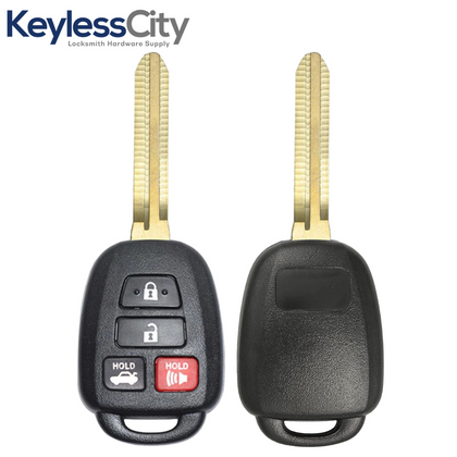 2014-2018 Toyota RAV4 Highlander / 4-Button Remote Head Key / GQ4-52T (H Chip) 314.4Mhz (AFTERMARKET)