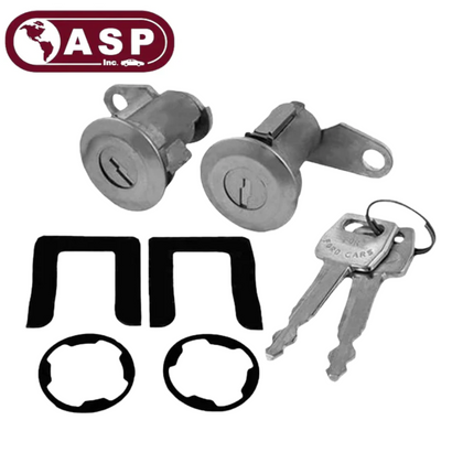 1965 - 1983 Ford / Mercury Pin Tumbler Door Set w/Ignition Key DL1550 (ASP)