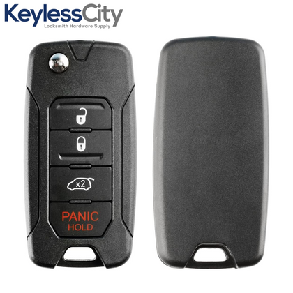 Chrysler/ Dodge/ Jeep  / 4-Button Flip Key / OHT692427AA / OHT (AFTERMARKET)