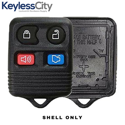 1998-2010 Ford Keyless Entry Remote SHELL For CWTWB1U331 - Black (AFTERMARKET)