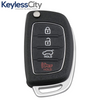 2015-2019 Hyundai Santa Fe / 4-Button Flip Key / TQ8-RKE-4F31 (AFTERMARKET)