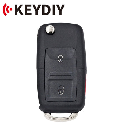 KEYDIY - VW Style 3 Buttons Universal Key Fob - Black (B01-2+1)