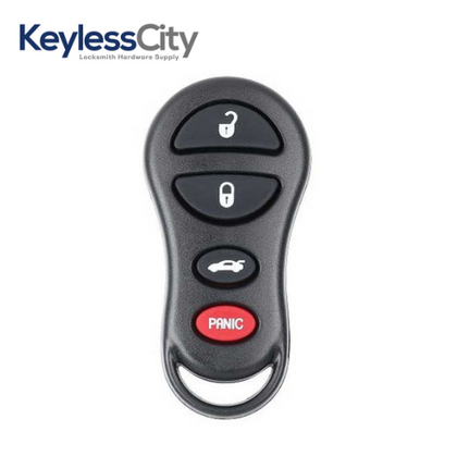 1998-2011 Dodge Neon / 4-Button Keyless Entry Remote / PN: 4759008AA / GQ43VT9T (AFTERMARKET)