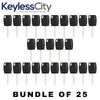 25 X H94 / HU101 / Ford Transponder Key SHELL (No Chip) (AFTERMARKET) (Bundle of 25)