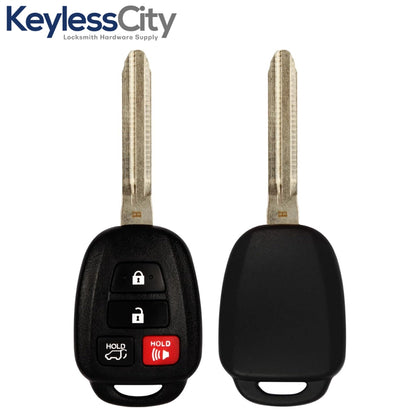 2013-2018 Toyota RAV4 / 4-Button Remote Head Key / PN: 89070-42830 / HYQ12BDM / H Chip (AFTERMARKET)