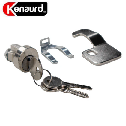 Kenaurd - USPS Mailbox Lock - Clockwise - HL1 Keyway - Keyed Different - US14 Bright Nickel