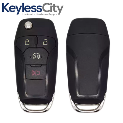 2023-2024 Ford F-Series / 4-Button Flip Key / PN: 164-R8337 / N5F-A08TBLP (AFTERMARKET)
