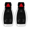 2 X 1997-2014 Mercedes Benz / 4-Button Fobik Key / IYZ-3312 / 315 MHz (Single Battery) (AFTERMARKET) (BUNDLE OF 2)