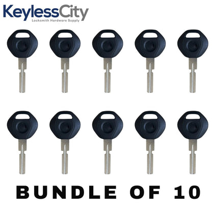 10 X 1995-2003 BMW (4-Track) EWS - HU58W/S7BW Transponder Key (PCF7935 44 Chip) (AFTERMARKET) (BUNDLE OF 10)