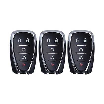 3 X 2016-2020 Chevrolet / 5-Button Smart Key SHELL For HYQ4AA HYQ4EA (AFTERMARKET) (Bundle of 3)