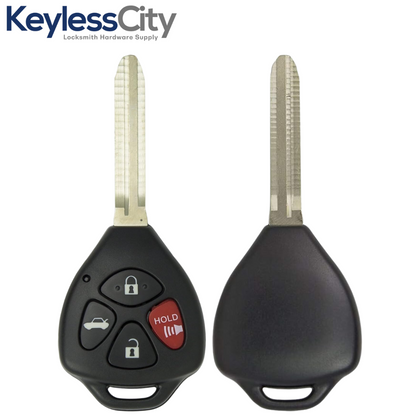 2007-2010 Toyota Camry Corolla / 4-Button Remote Head Key / 89070-06231 / HYQ12BBY (4D67 Chip) (AFTERMARKET)