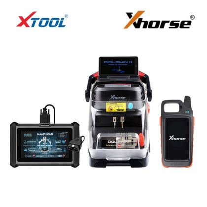 Xhorse - Dolphin II XP-005L Cutting Machine with VVDI Key Tool MAX Pro and AutoProPad G3 - Core - Automotive Key Programmer