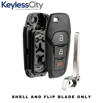 2014-2017 Ford F-Series Flip Key SHELL For N5F-A08TAA (AFTERMARKET)
