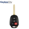 2015-2018 Toyota RAV4 / 4-Button Remote Head Key / PN: 89070-0R221 / HYQ12BDP (H Chip) (Canada) (AFTERMARKET)