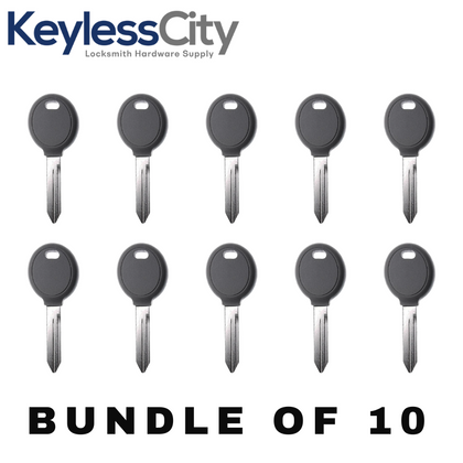 10 X Chrysler/ Dodge/ Jeep Y160 Transponder Key (4D64) (AFTERMARKET) (BUNDLE OF 10)