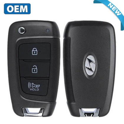 2020-2021 Hyundai Santa Fe 3 Buttons Remote Flip Key / 433MHz / 95430-S2300 / TQ8-RKE-4F41 (OEM)